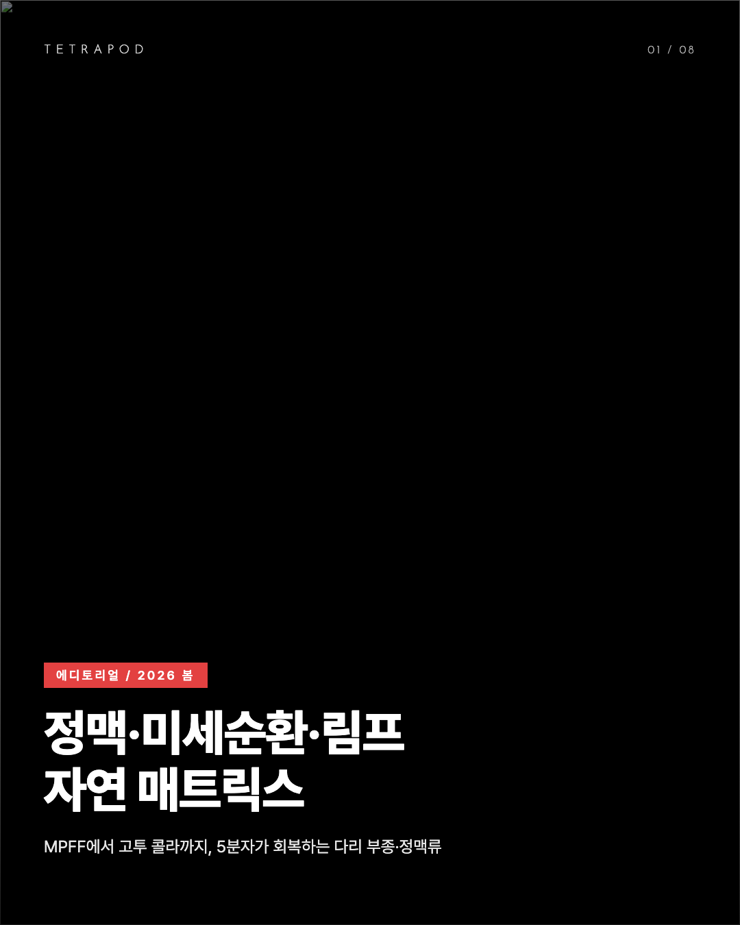 정맥·미세순환·림프 자연 매트릭스, 봄 2026 — MPFF·에신·OPC·센텔라 8장