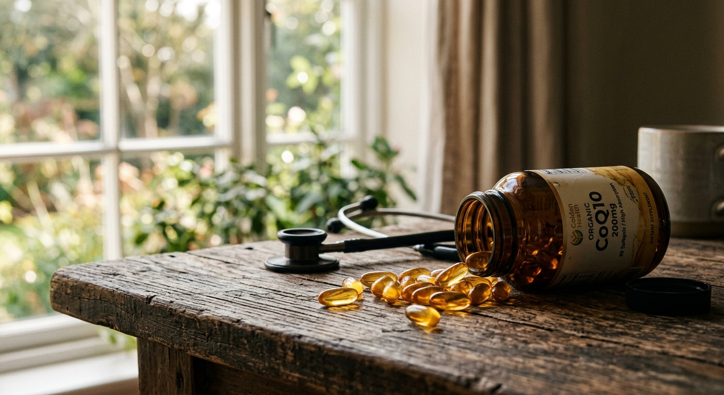 CoQ10 Ubiquinol 200mg, 12-Week Mitochondrial ATP +18% with Heart Failure Effects